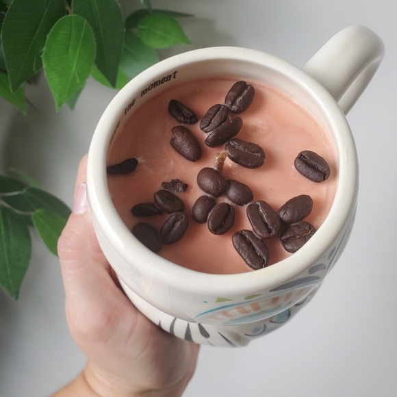 Charming Owl Ceramic Coffee Mug Candle Coffee Scented - Picture 3 of 11